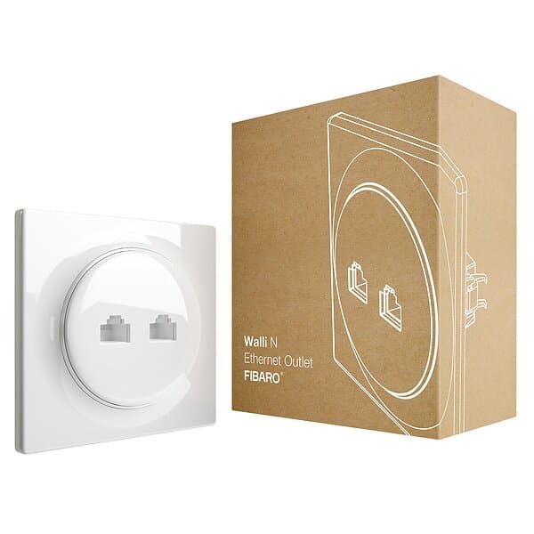 Fibaro Walli N Ethernet Outlet FGWEEU-021