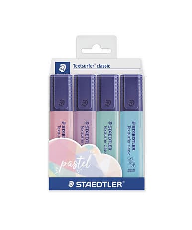 Staedtler Överstrykningspenna Textsurfer Classic Pastell 4 pennor