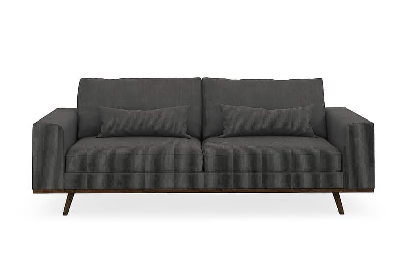 Copenhagen 3-sæders Sofa Mörkgrå 2229803