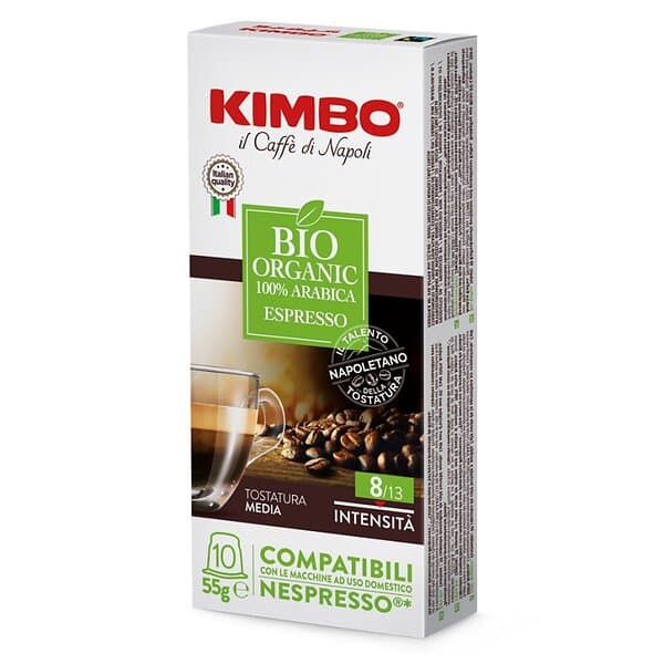 Kimbo Bio Organic Kaffecapsules 10 st