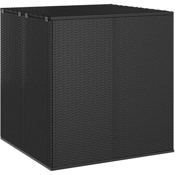 vidaXL Dynbox PE-rotting 100x97.5x104 cm svart 317226