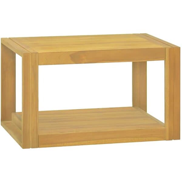 vidaXL Väggmonterat badrumsskåp 60x45x35 cm massiv teak 338234