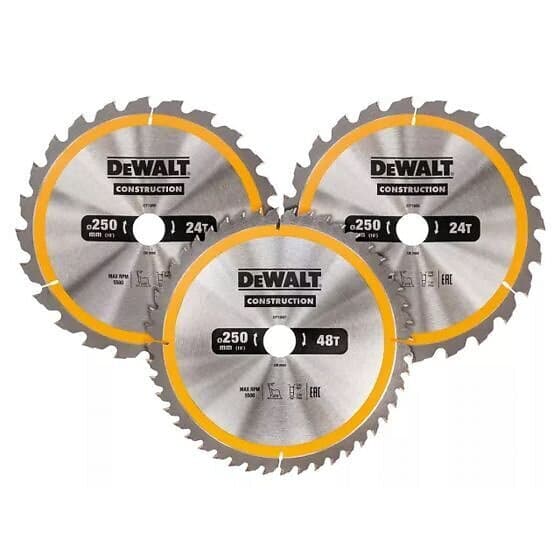 Dewalt Sågklinga Dt1963-Qz Construction 250X30Mm 3St