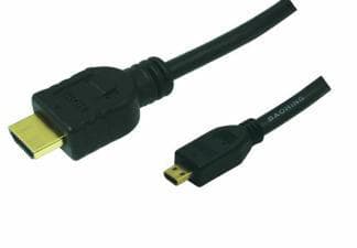 LogiLink HDMI - HDMI Micro High Speed with Ethernet 1m