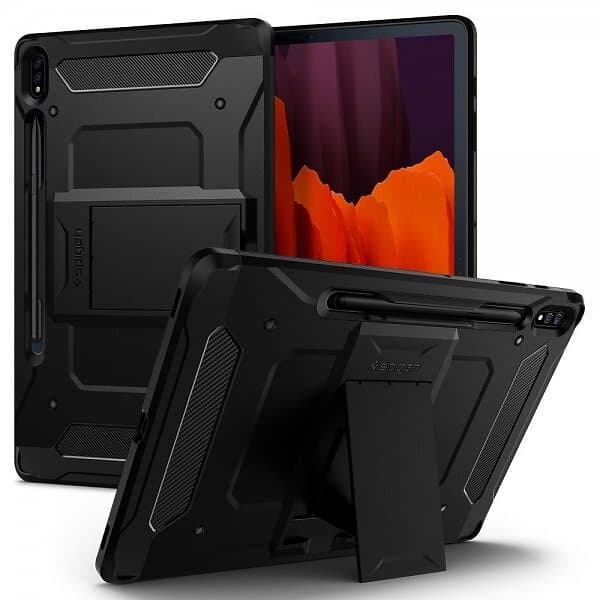 Spigen Samsung Galaxy Tab S7 Plus/Galaxy Tab S8 Plus Skal Tough Armor Pro Svart