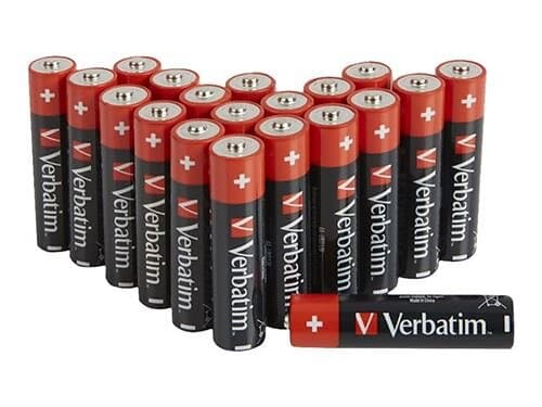 Verbatim batteri 20 x AA / LR06 Alkalisk