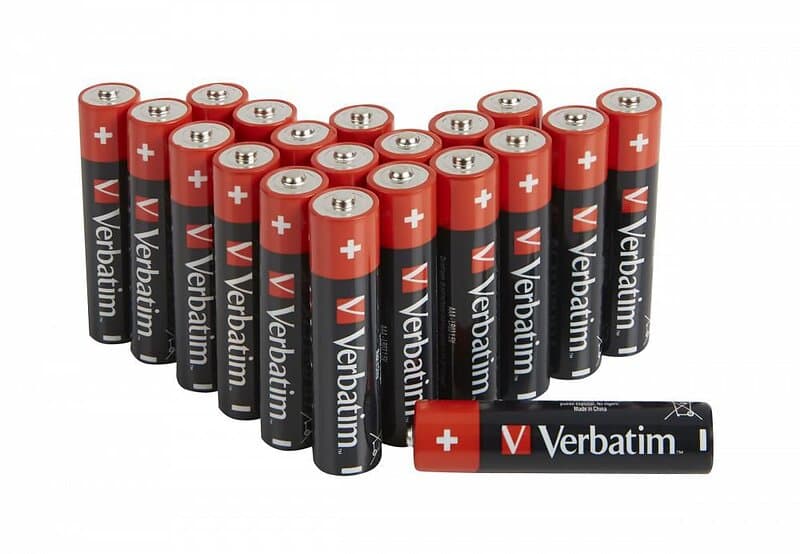 Verbatim batteri 20 x AAA / LR03 Alkalisk