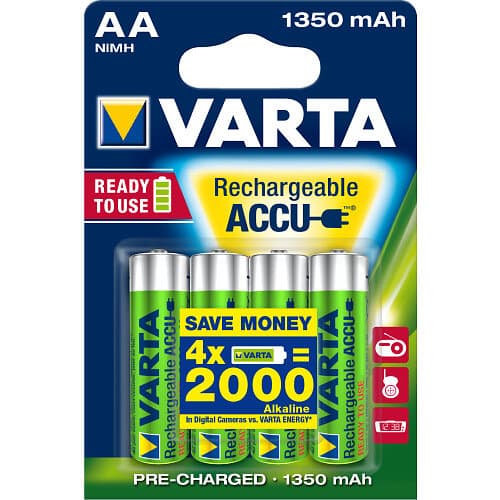 Varta batteri x AA typ NiMH (paket med 4)