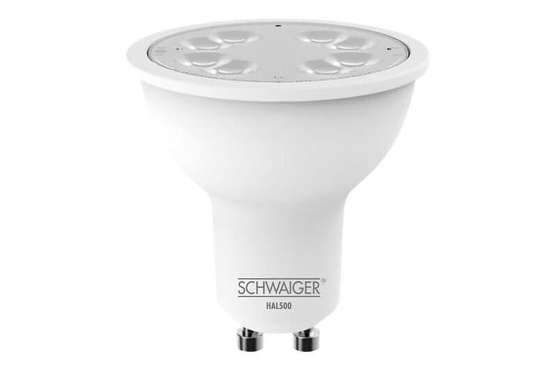 Schwaiger HAL500 LED-lysspære GU10 5.4 W varmt vitt/neutralt vitt/koldt vitt lys