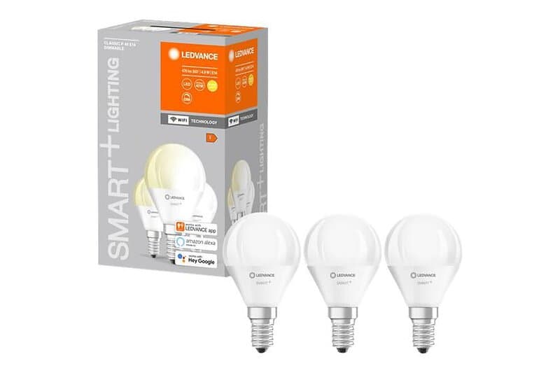 Ledvance SMART+ LED-lysspære form: P46 E14 4.9 W varmt vitt lys 2700 K vit (pake