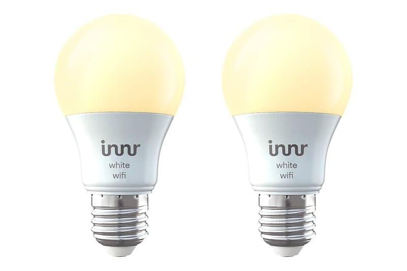 Innr LED-lysspære E27 9W varmt hvidt lys 2700 K vit (paket med 2)