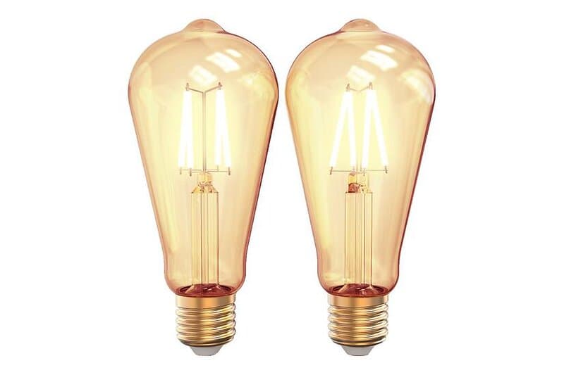 Filament Innr Smart Vintage LED-glödlampa med E27 4.5 W varmt vitt ljus 2200 K (