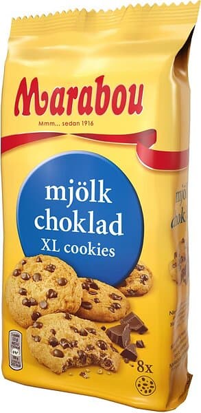 Marabou XL Cookies Milk Chocolate 184g