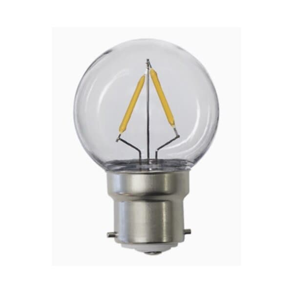 Star Trading PC-plast B22 LED-lampa 1.3W 2700K