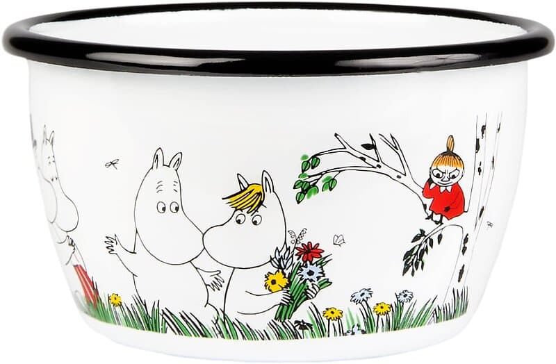 Muurla Mumin Happy Family Emaljerad Bowl 30cl