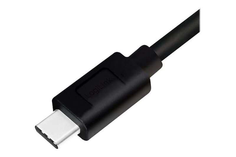 LogiLink USB typ C-kabel USB typ A till 24 pin USB-C 2 m