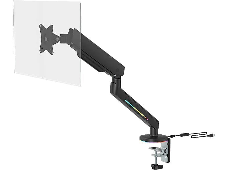 Deltaco GAM-134 Gaming RGB Spring-Assisted Monitor Arm