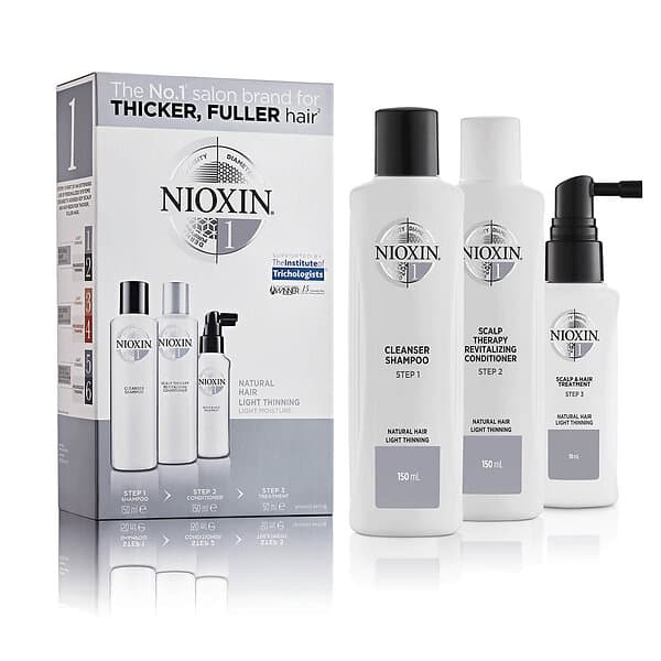 Nioxin System 1 Trial Kit 2x150ml + 50ml