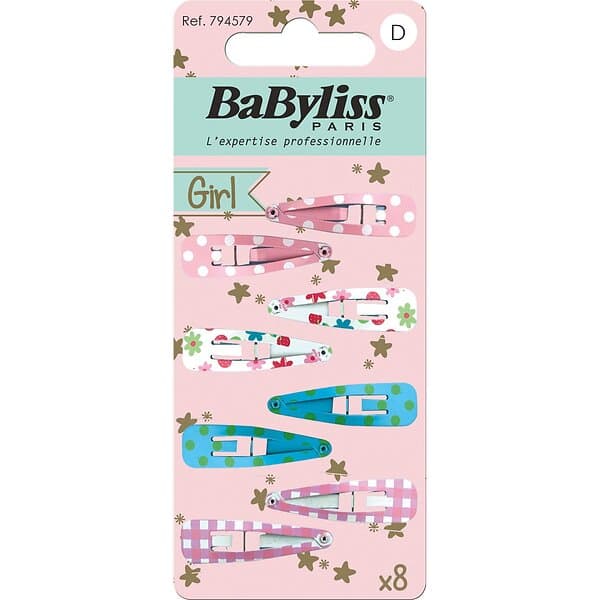 BaByliss Paris Accessories 794579 Hårklämma 8 st kids