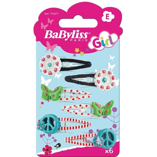 BaByliss Paris Accessories Girl 794577 Hårklämma 6 st kids