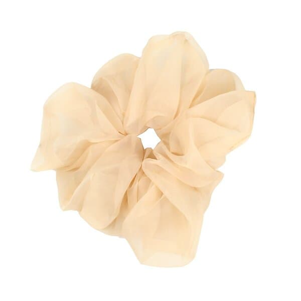 Lyko By Stor Organza Scrunchie Beige