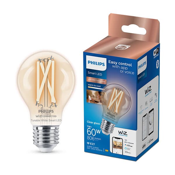 Philips Cl Filament Smart Lampa 7w A60 E27