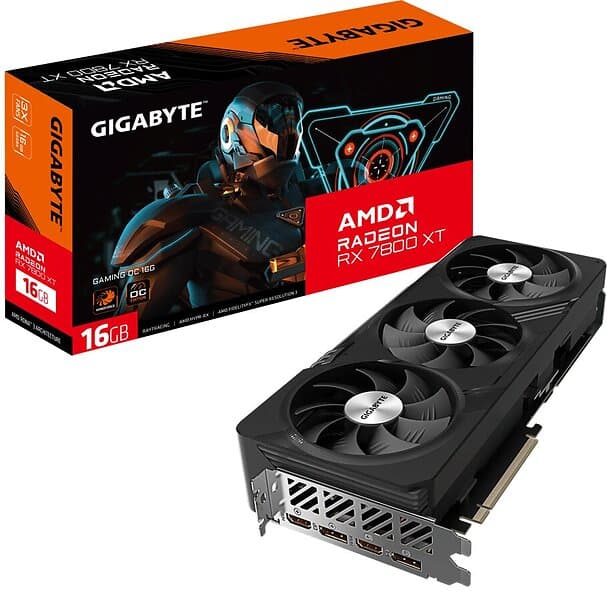 Gigabyte Radeon RX 7800 XT Gaming OC 2xHDMI 2xDP 16GB