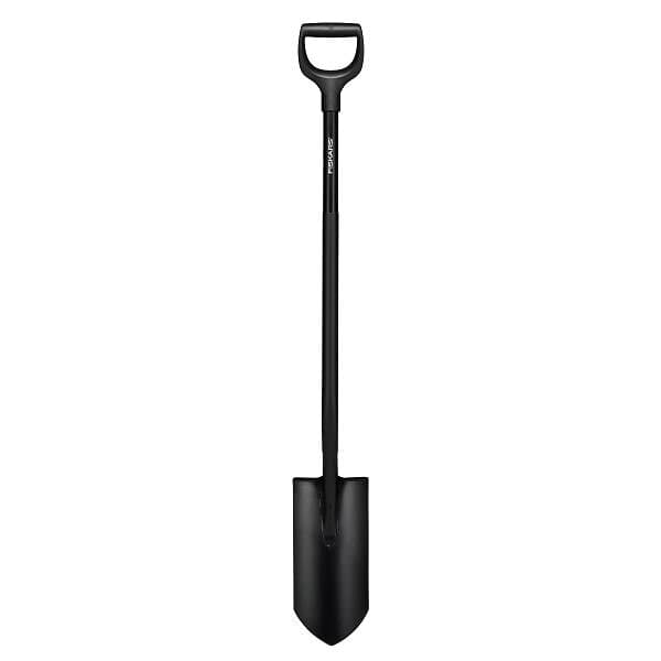 Fiskars Ergonomic Pro 1066709 Spade spetsig, svart