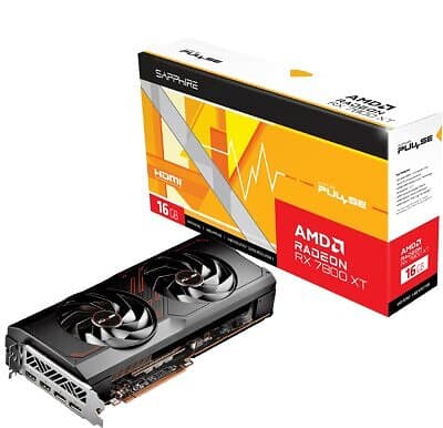 Sapphire Radeon RX 7800 XT Pulse 2xHDMI 2xDP 16GB