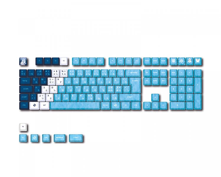 Infinity Traitorkeys Yuki Onna 116 Keys Keycap set PBT