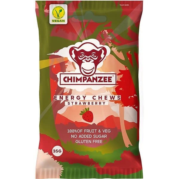 Chimpanzee 35g Strawberry Energy Gummies Box 20 Units