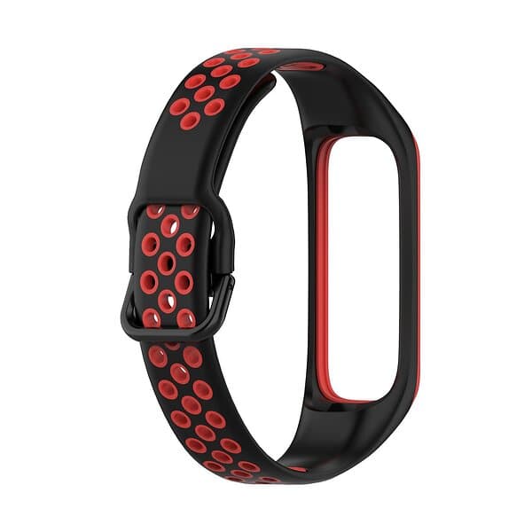 Samsung Galaxy Fit 2 SM-R220 Armband Silikon Black/Röd