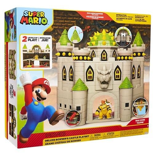 Deluxe Super Mario Lekset Bowser Slott