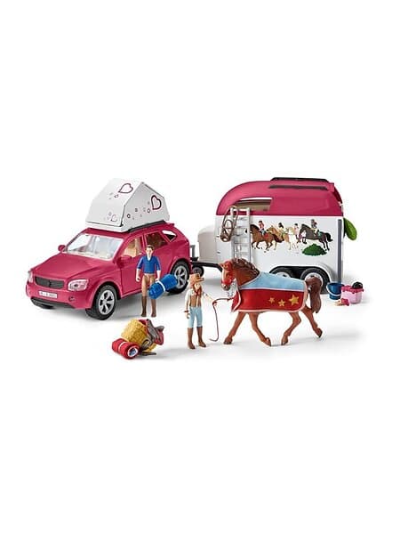 Schleich Horse Adventures Club Car 42535 - med Trailer bil