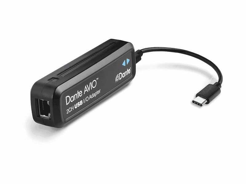 Avio Audinate Dante USB-C IO ADAPTER 2X2