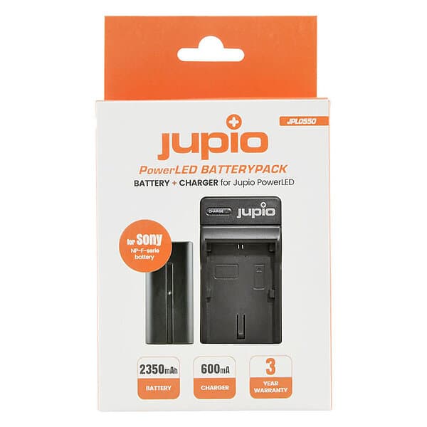 Jupio NP-F F550 Batteri laddare, Sony