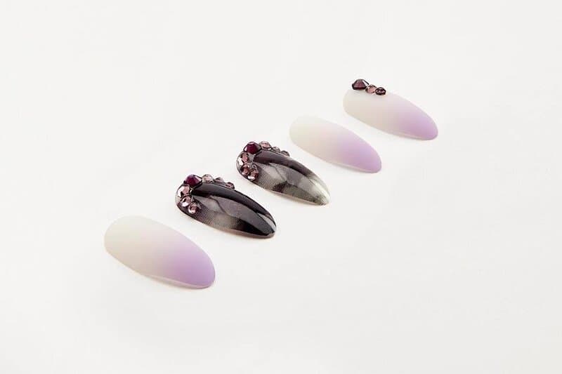 Ardell Nail Addict Marble Purple Ombre 1 st.