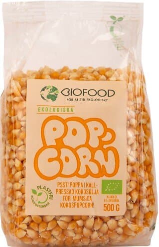 Biofood Popcornkärnor 500g