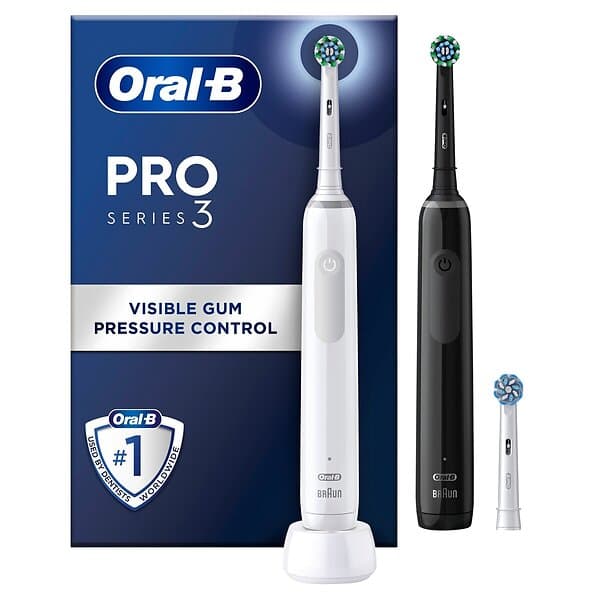 Oral-B Pro Series 3 CrossAction Duo + Extra Toothbrush Head