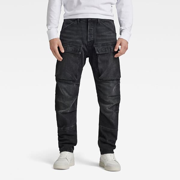 G-Star Raw 3D Straight Tapered Denim Cargo Pants (Herre)