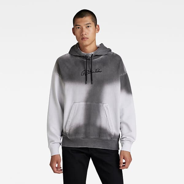 G-Star Raw Hand Sprayed Hooded Loose Sweater (Herre)