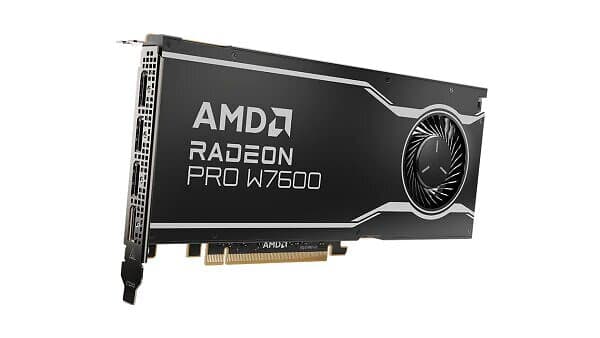 AMD Radeon Pro W7600 4xDP 8GB