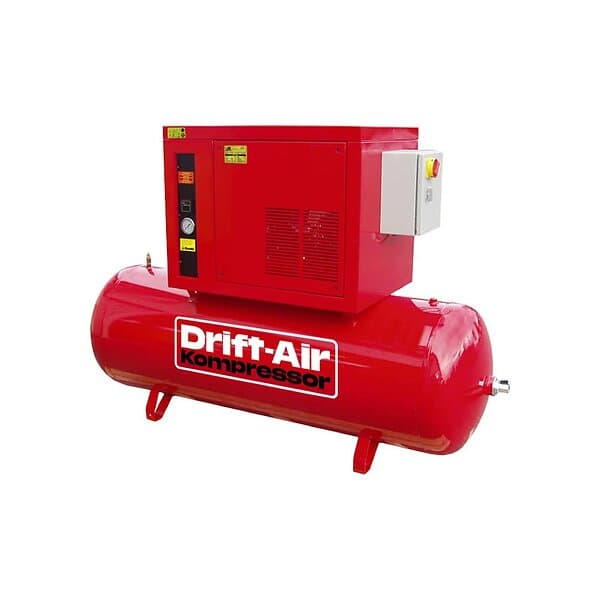 Drift-Air Kompressor Ljudisolerad 10 hk 500l 940l/min 400 V 15 bar