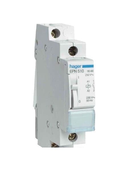 Hager Latching relay 1no 230v