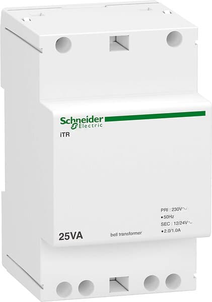 Schneider Electric Bell transformer 25va 230vca 12..24vca