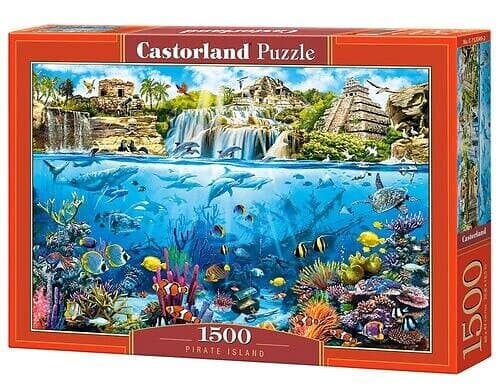 Castorland Puzzle Pirate Island 1500p Golv