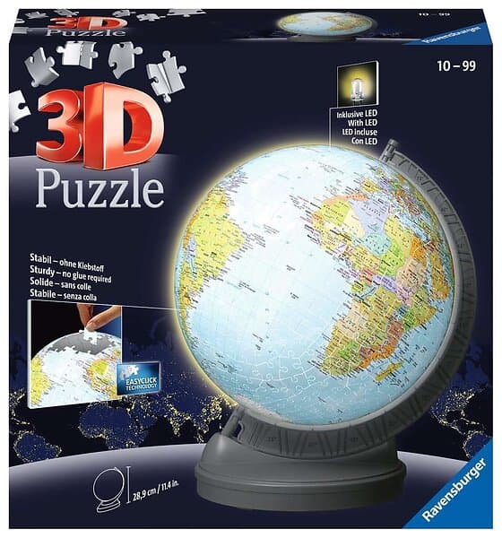 Ravensburger Globe With Light 540p 3D pusselspel