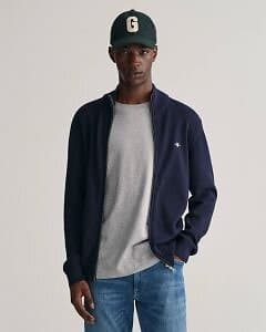 Gant Casual Cotton Zip Cardigan (Herre)