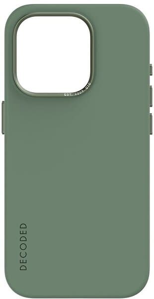 Decoded AntiMicrobial Silicone Back Cover (iPhone 15 Pro) Svart