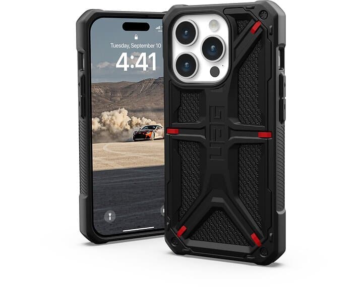 UAG Monarch Kevlar Case (iPhone 15 Pro) Grön